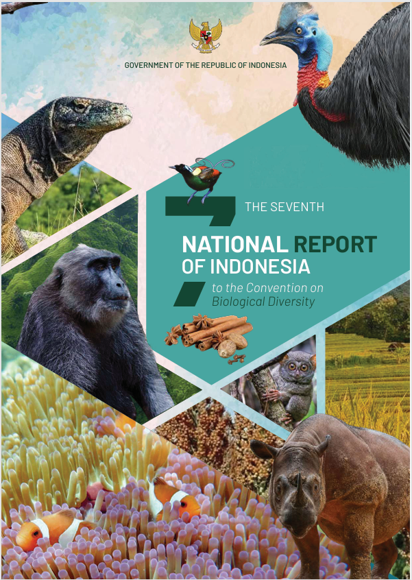Cover The Seventh National Report of Indonesia to the Convention on Biological Diversity